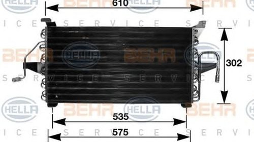 Radiator clima FORD ESCORT VII GAL AAL ABL HE