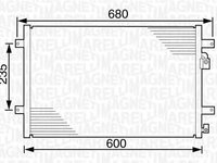 Radiator clima FORD GALAXY WGR MAGNETI MARELLI 350203239000