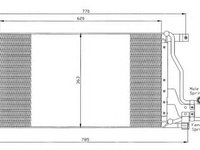 Radiator clima FORD TRANSIT TOURNEO NRF 35400