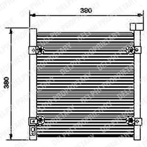 Radiator clima HONDA CIVIC VII cupe EM2 DELPHI TSP0225422
