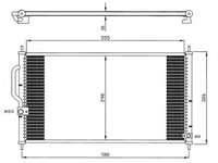 Radiator clima HONDA CR-V I RD NRF 35627