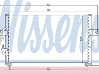 Radiator clima HYUNDAI ACCENT I X3- NISSENS 94395