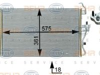 Radiator clima HYUNDAI COUPE GK HELLA 8FC 351 302-351