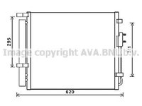 Radiator clima HYUNDAI GRAND SANTA F AVA HY5343D