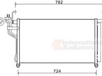 Radiator clima HYUNDAI H-1 STAREX VAN WEZEL 82005315