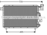 Radiator clima ISUZU TROOPER autoturism de teren deschis UB AVA IS5021