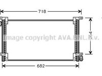 Radiator clima IVECO DAILY III caroserie inchisa combi AVA IV5044