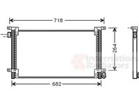 Radiator clima IVECO DAILY III caroserie inchisa combi VAN WEZEL 28005044