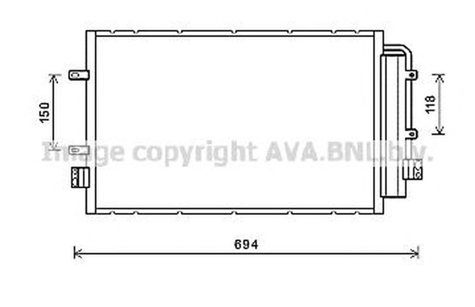 Radiator clima IVECO DAILY VI platou sasiu AVA IV5
