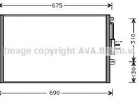 Radiator clima JEEP CHEROKEE XJ AVA JE5018