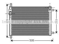 Radiator clima LANCIA KAPPA 838A AVA LC5089