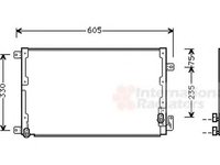 Radiator clima LANCIA KAPPA 838A VAN WEZEL 73005071