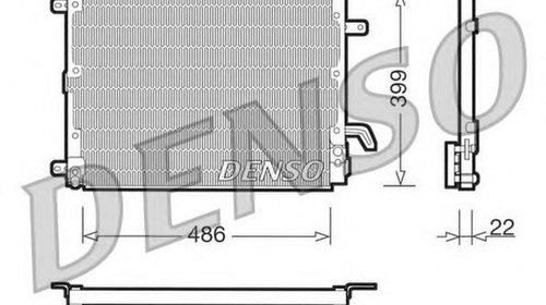 Radiator clima LANCIA KAPPA SW 838B DENSO DCN