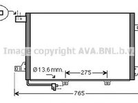 Radiator clima MERCEDES-BENZ A-CLASS W169 AVA MS5579