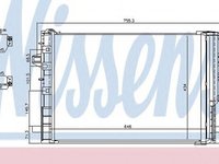 Radiator clima MERCEDES-BENZ B-CLASS W246 W242 NISSENS 940322