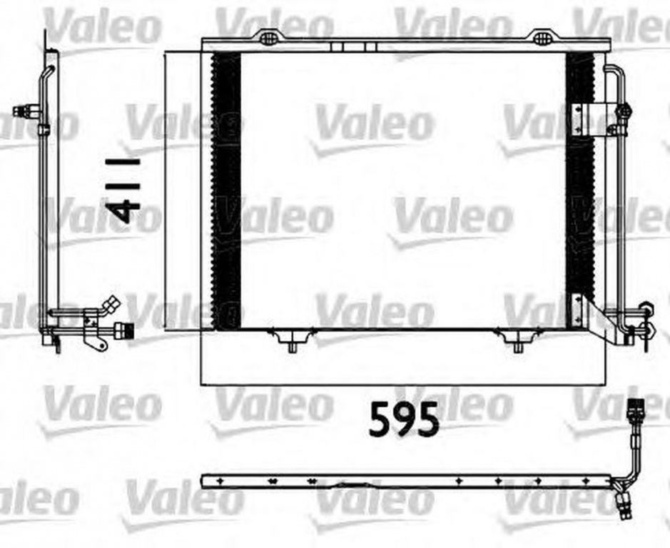 Radiator clima MERCEDES-BENZ C-CLASS combi S202 VALEO 817562