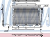 Radiator clima MERCEDES-BENZ C-CLASS combi S202 NISSENS 94376