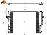 Radiator clima MERCEDES-BENZ CLA Shooting Brake X117 NRF 350081