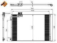 Radiator clima MERCEDES-BENZ E-CLASS W212 NRF 350214