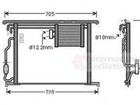 Radiator clima MERCEDES-BENZ SL R230 VAN WEZEL 30005467