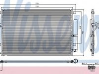 Radiator clima MERCEDES-BENZ SPRINTER 3-t platou sasiu 906 NISSENS 94917