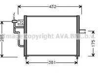 Radiator clima MITSUBISHI COLT IV CA A AVA MT5104