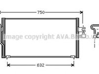 Radiator clima NISSAN ALMERA I N15 AVA DN5164