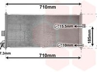 Radiator clima NISSAN ALMERA II N16 VAN WEZEL 13005201