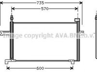 Radiator clima NISSAN MICRA II K11 AVA DN5175