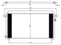 Radiator clima NISSAN PATROL GR V Wagon Y61 NRF 35574