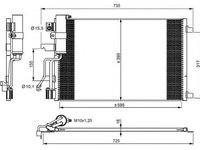 Radiator clima NISSAN QASHQAI QASHQAI +2 J10 JJ10 NRF 35975