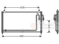 Radiator clima NISSAN SERENA C23M VAN WEZEL 13005200