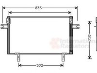 Radiator clima NISSAN TERRANO II R20 VAN WEZEL 13005195