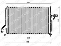 Radiator clima OPEL ASTRA F 56 57 DELPHI TSP0225047