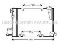 Radiator clima Opel Astra G 1.7 CDTI, AVA Germania OLA 5250, EL