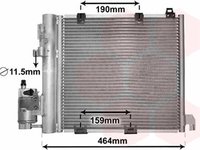 Radiator clima Opel Astra G 1.7 CDTI, Van Wezel 37005250, MA