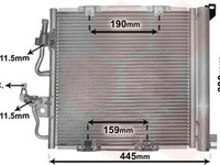 Radiator clima OPEL ASTRA H combi L35 VAN WEZEL 37005368