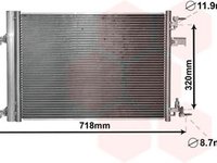 Radiator clima OPEL ASTRA J limuzina VAN WEZEL 37005500