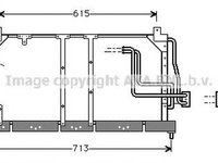 Radiator clima OPEL COMBO 71 AVA OL5224