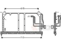 Radiator clima OPEL CORSA B 73 78 79 VAN WEZEL 37005224