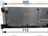 Radiator clima OPEL TIGRA 95 HELLA 8FC 351 037-381