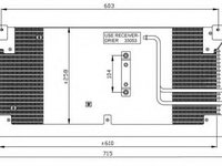 Radiator clima OPEL TIGRA 95 NRF 35242