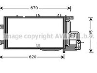 Radiator clima OPEL TIGRA TwinTop AVA OL5370