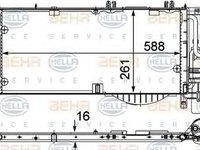 Radiator clima OPEL TIGRA TwinTop HELLA 8FC351301204