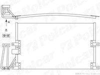 Radiator climA Opel Vectra B CC 95-00 , VECTRA B 95-02