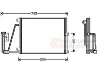 Radiator clima OPEL VECTRA B hatchback 38 VAN WEZEL 37005265