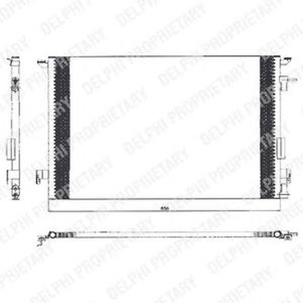 Radiator clima OPEL VECTRA C combi DELPHI TSP0225463