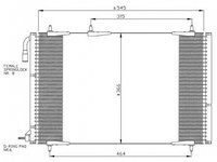 Radiator clima PEUGEOT 206 hatchback 2A C NRF 35836