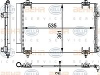 Radiator clima PEUGEOT 3008 HELLA 8FC 351 317-564