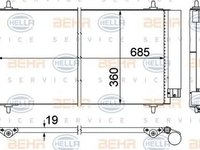 Radiator clima PEUGEOT 407 SW 6E HELLA 8FC351309401